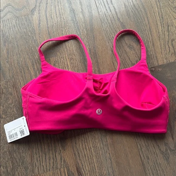 NWT lululemon Wunder Train Strappy Racet Bra C/D • 8 • Passionate - Picture 2 of 6